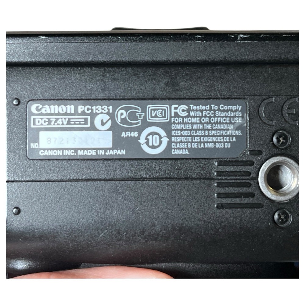 Canon PowerShot SX1 IS 10.0MP Digital Camera 20x Zoom Black PC1331 Japan Remote - Picture 15 of 16